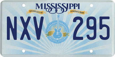 MS license plate NXV295