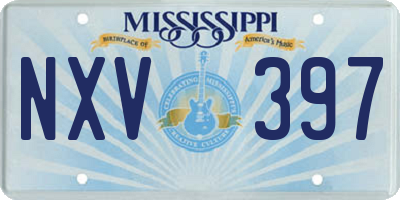 MS license plate NXV397