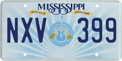 MS license plate NXV399
