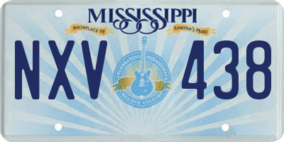 MS license plate NXV438
