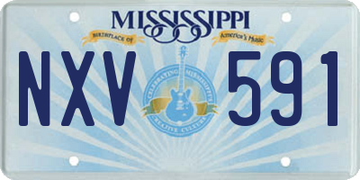 MS license plate NXV591