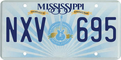 MS license plate NXV695