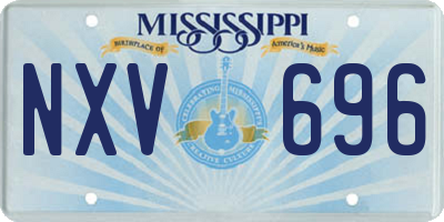 MS license plate NXV696