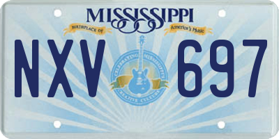 MS license plate NXV697