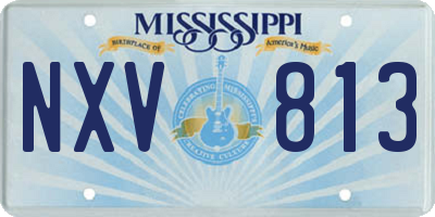MS license plate NXV813