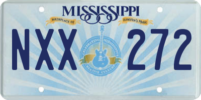 MS license plate NXX272
