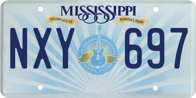 MS license plate NXY697