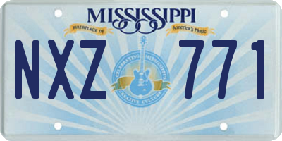 MS license plate NXZ771
