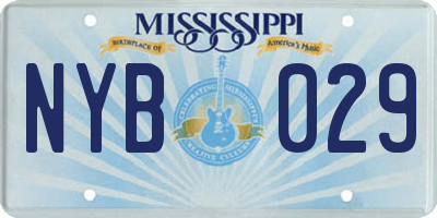 MS license plate NYB029