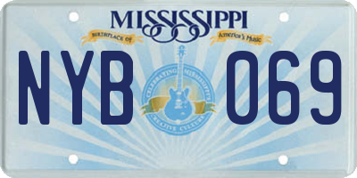 MS license plate NYB069