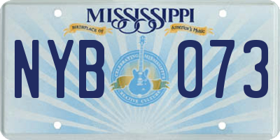 MS license plate NYB073