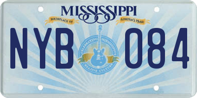 MS license plate NYB084