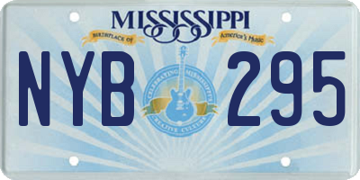 MS license plate NYB295