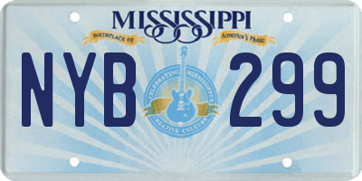 MS license plate NYB299