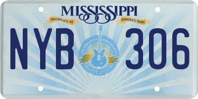 MS license plate NYB306