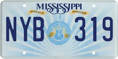 MS license plate NYB319