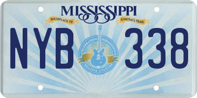 MS license plate NYB338