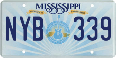 MS license plate NYB339