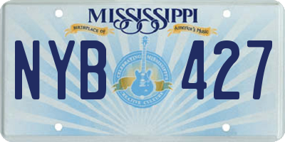 MS license plate NYB427