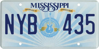 MS license plate NYB435
