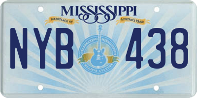 MS license plate NYB438