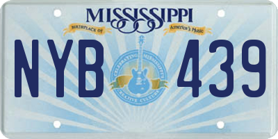 MS license plate NYB439