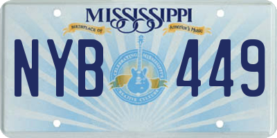 MS license plate NYB449