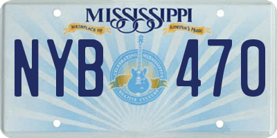 MS license plate NYB470