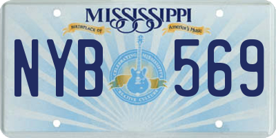 MS license plate NYB569