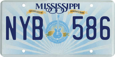 MS license plate NYB586