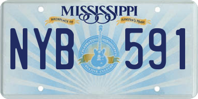 MS license plate NYB591