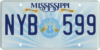 MS license plate NYB599