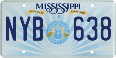 MS license plate NYB638