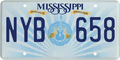 MS license plate NYB658