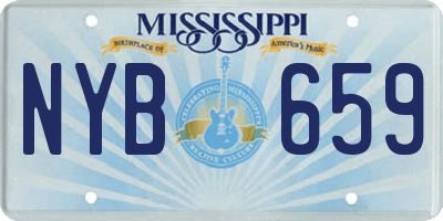 MS license plate NYB659