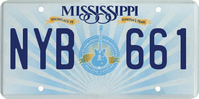 MS license plate NYB661
