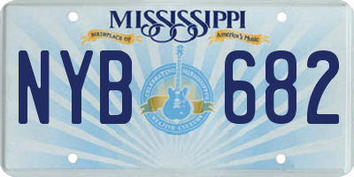 MS license plate NYB682