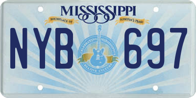 MS license plate NYB697
