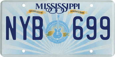 MS license plate NYB699
