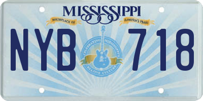MS license plate NYB718