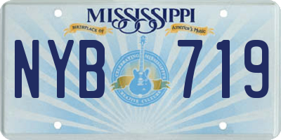 MS license plate NYB719