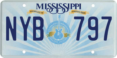 MS license plate NYB797