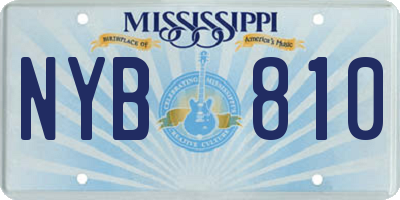 MS license plate NYB810