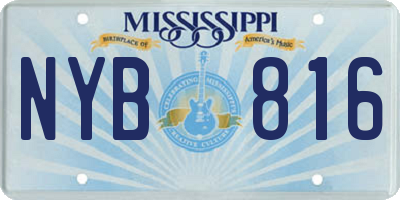 MS license plate NYB816