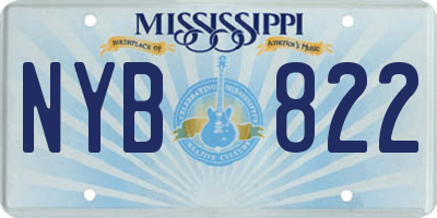 MS license plate NYB822