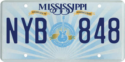 MS license plate NYB848