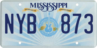 MS license plate NYB873