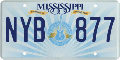 MS license plate NYB877