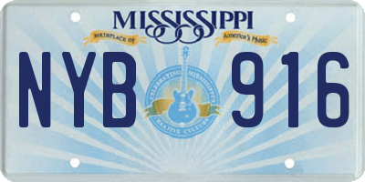 MS license plate NYB916