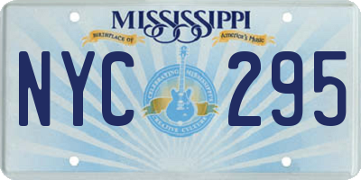 MS license plate NYC295